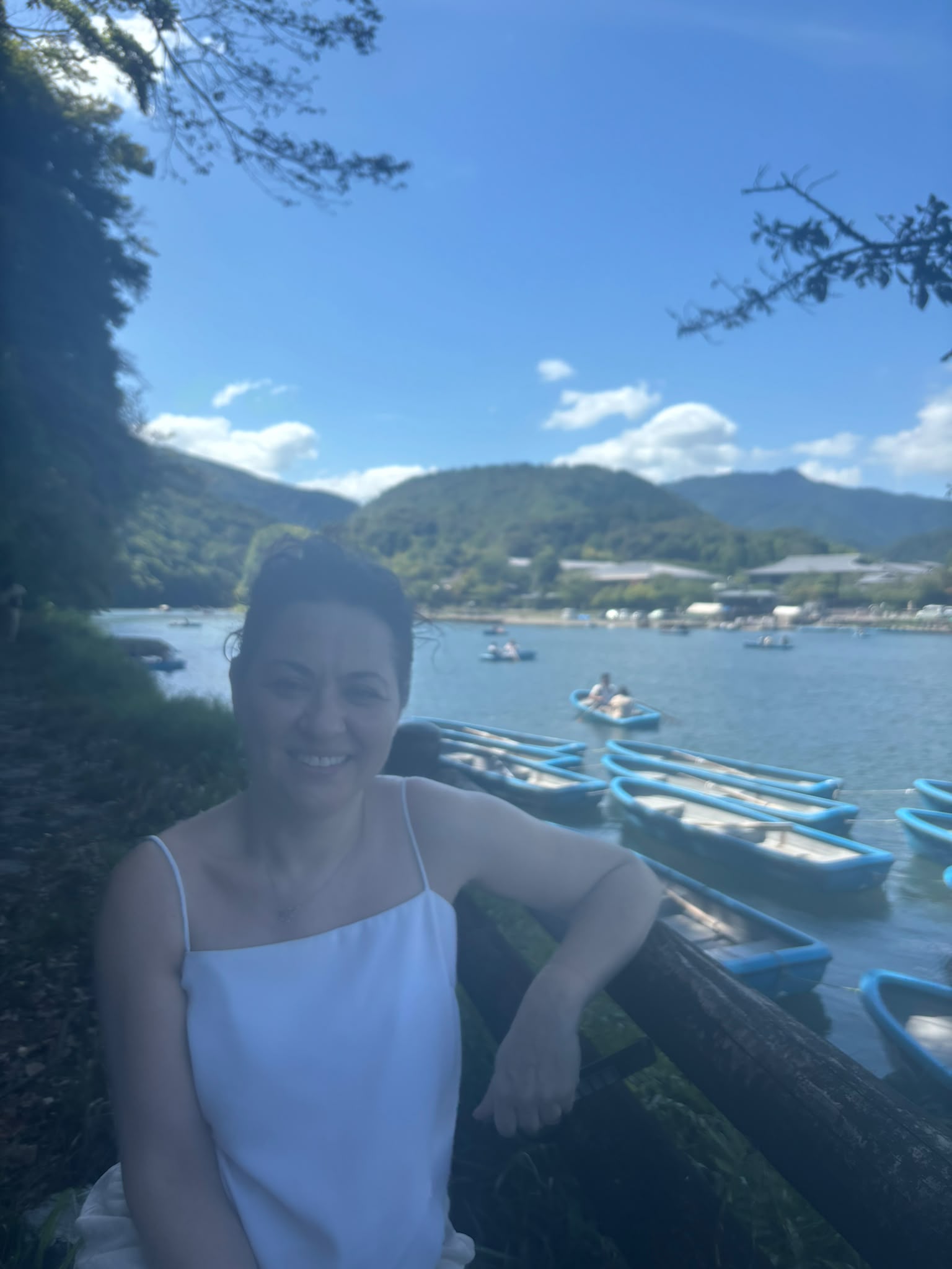 Ceren Vardar Acar by a mountain lake